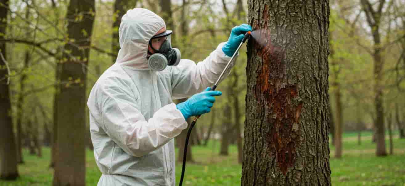 лечение деревьев